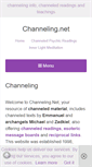 Mobile Screenshot of channeling.net